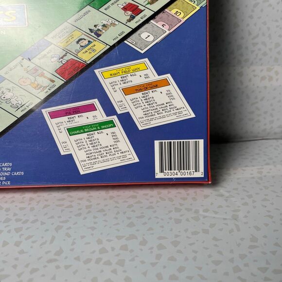 2002 Monopoly Peanuts Collector’s Edition Board Game USAopoly Snoopy - Picture 4 of 5